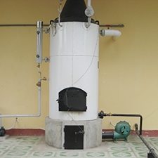 Nồi hơi đốt than, củi kiểu đứng